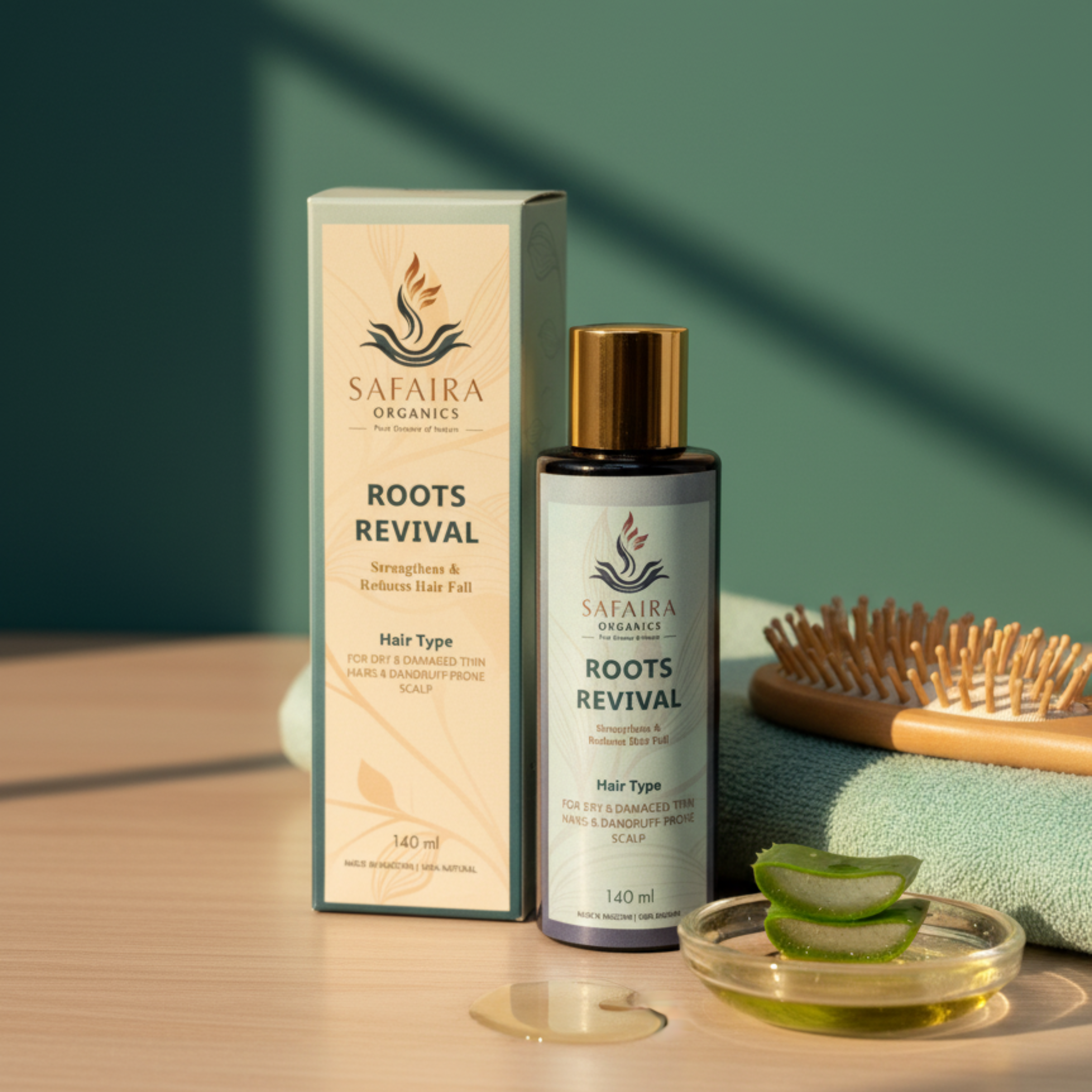 Roots Revival Hair Oil in Pakistan – Anti Hair Fall, Dandruff Control & Strong Hair Growth Formula | Safaira Organics